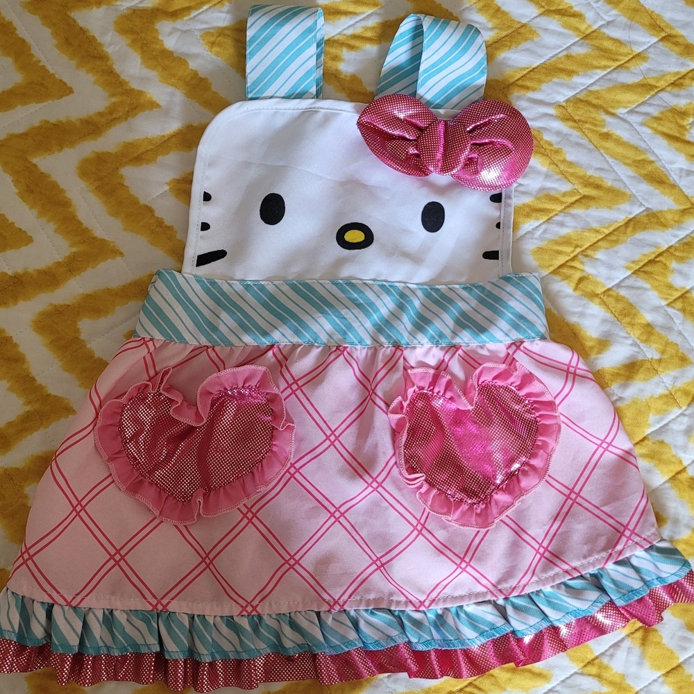 Hello Kitty appron for kids with velcro closure
